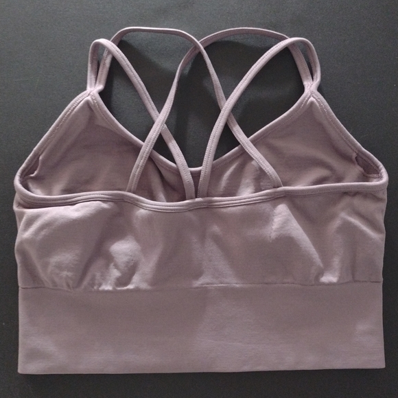 Women's Lavender Sports Bra - Picture 3 of 6